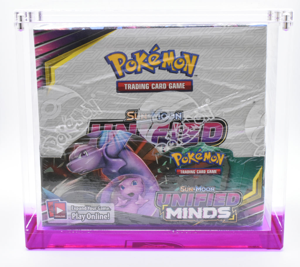 Dragonscale Booster Box Acrylic Display Wyrmprism AB140 - Amethyst
