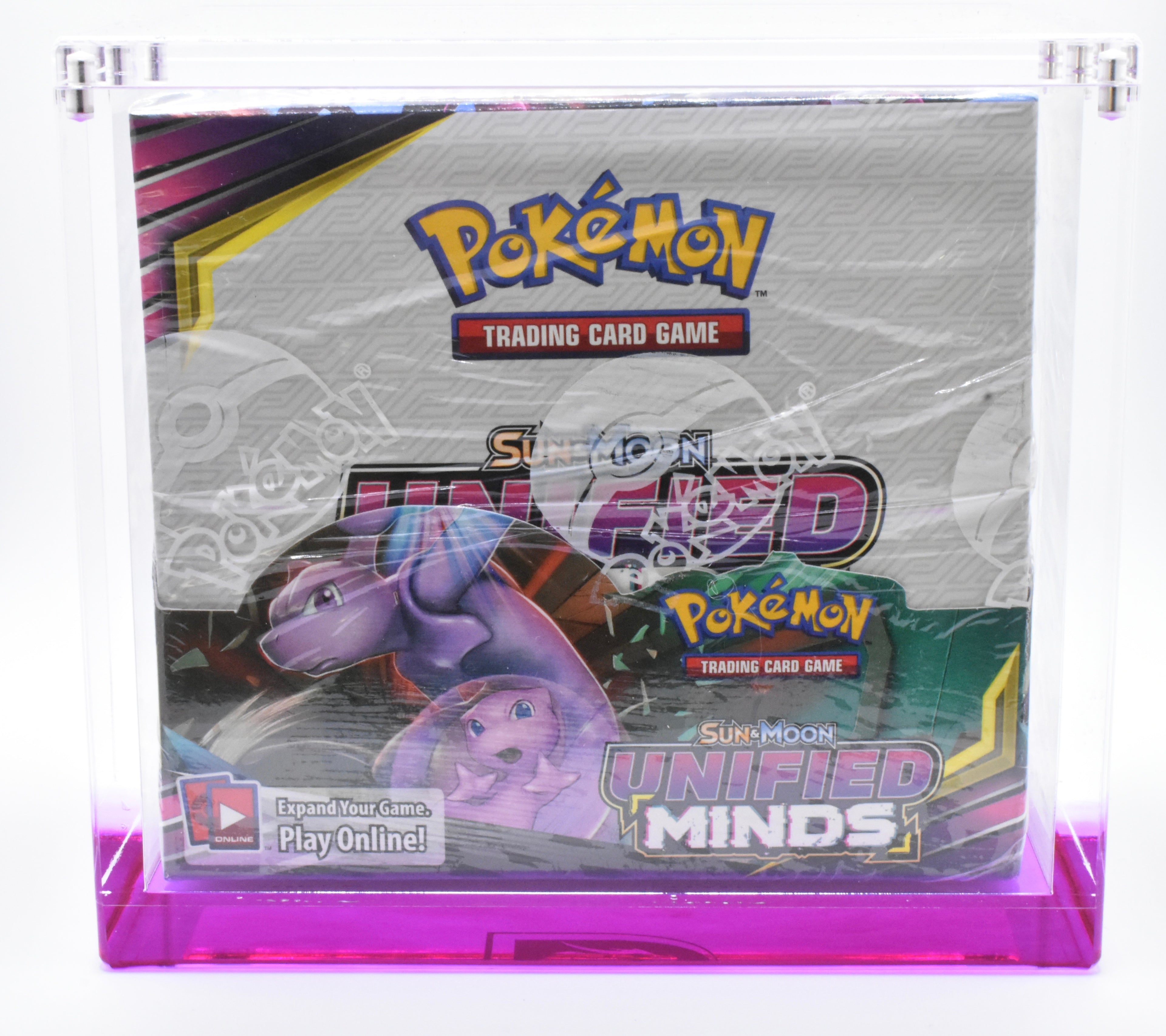 Dragonscale Booster Box Acrylic Display Wyrmprism AB140 - Amethyst