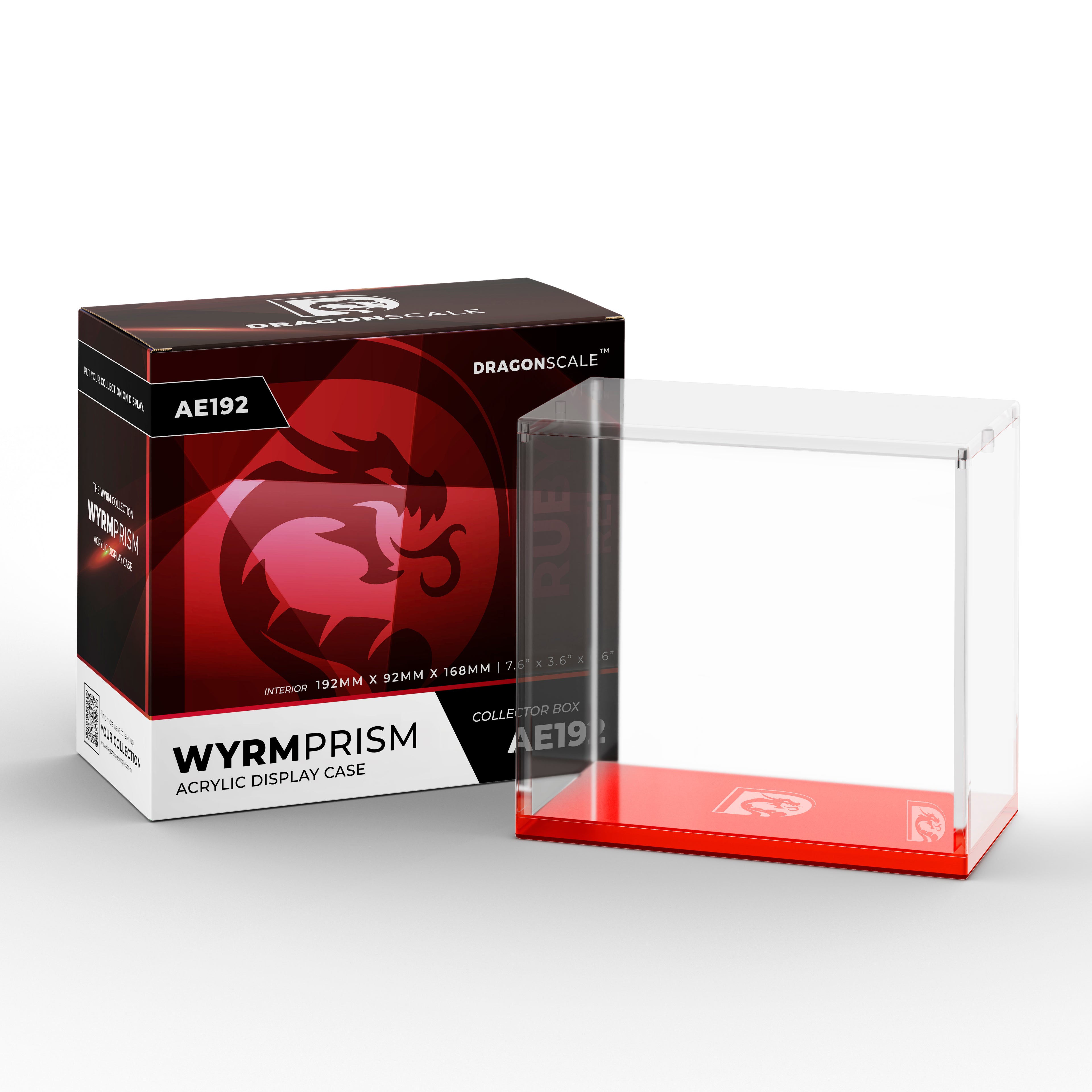 Dragonscale ETB Acrylic Display Wyrmprism AE192 - Ruby