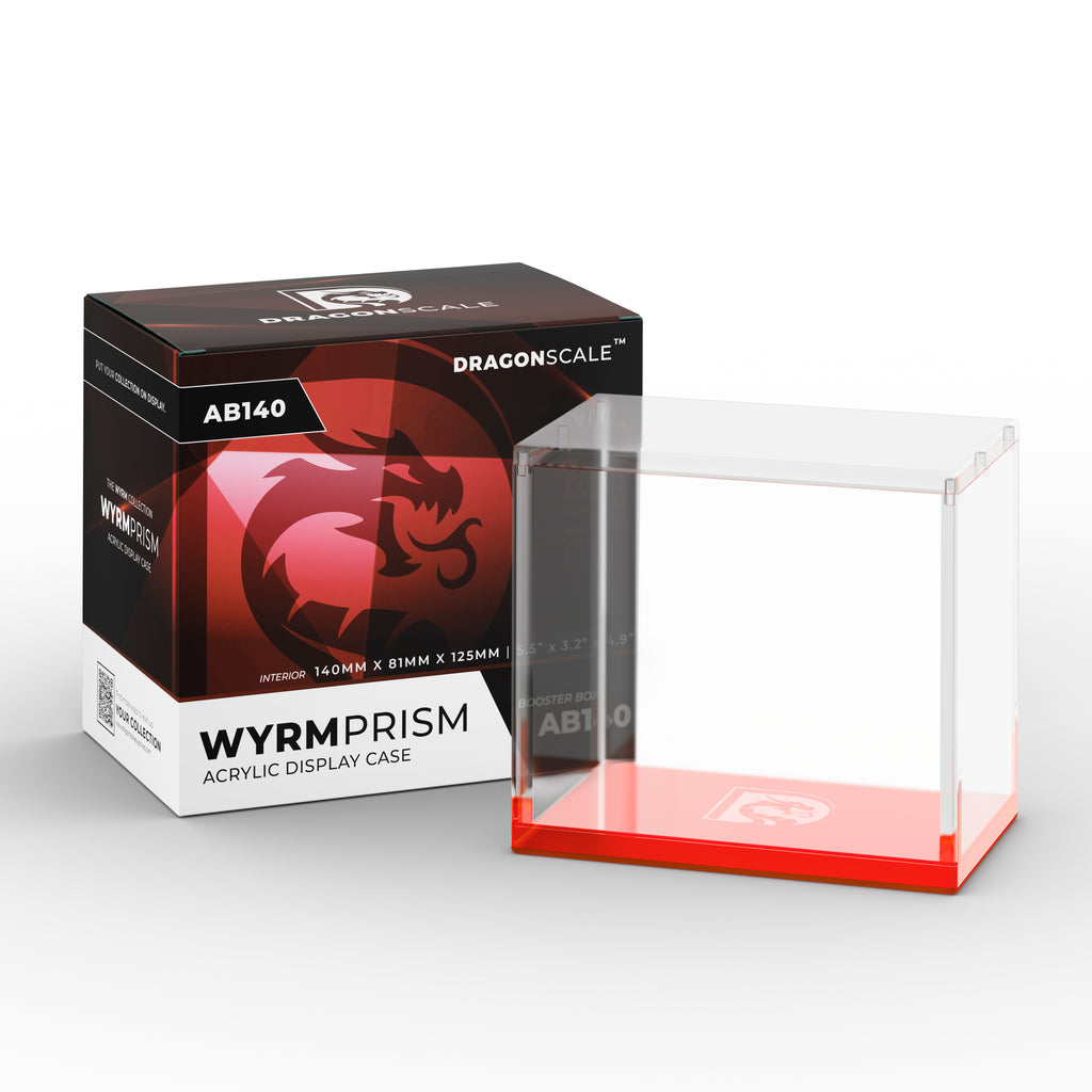 Dragonscale Booster Box Acrylic Display Wyrmprism AB140 - Ruby